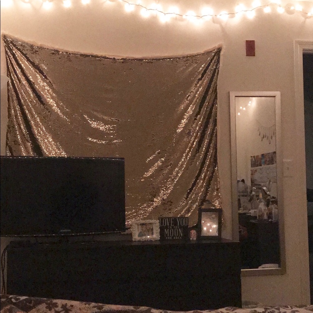Gold Sequin Tapestry